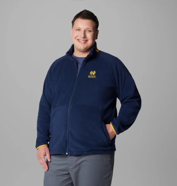 Herren Collegiate Flanker™ IV Fleecejacke – Big – Notre Dame