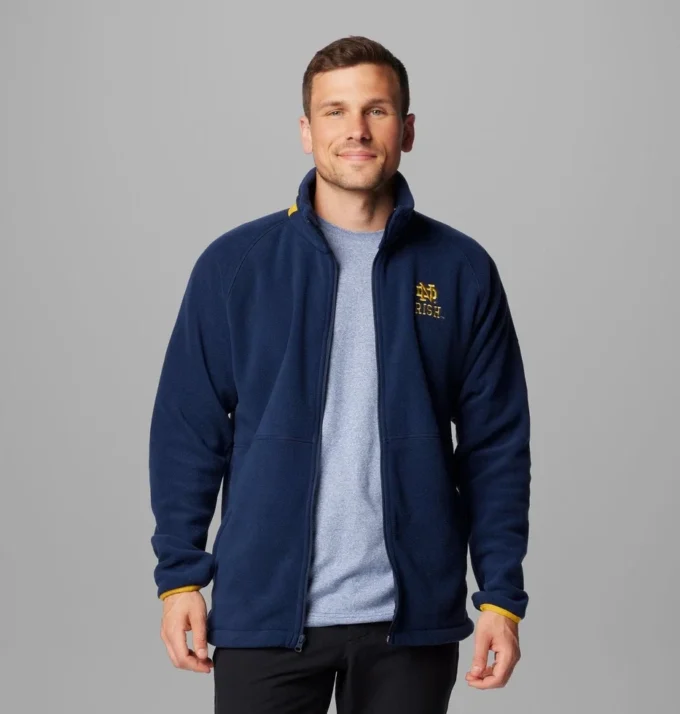 Herren Collegiate Flanker™ IV Fleecejacke – Notre Dame