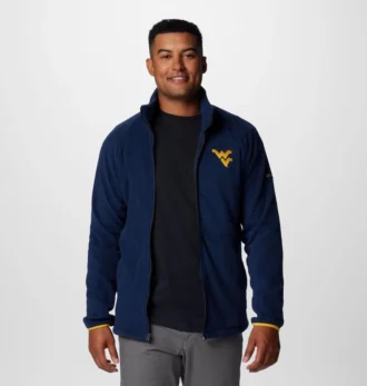 Herren Collegiate Flanker™ IV Fleecejacke – West Virginia – Lang
