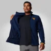 Herren Collegiate Flanker™ IV Fleecejacke – West Virginia – Lang