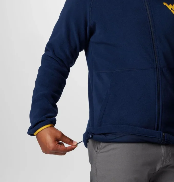 Herren Collegiate Flanker™ IV Fleecejacke – West Virginia – Lang