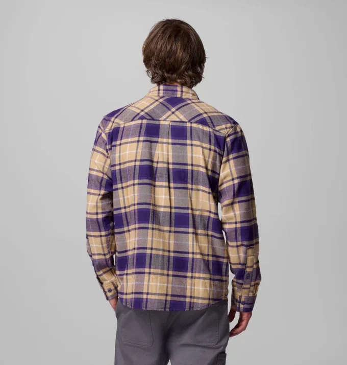 Herren Collegiate Flare Gun™ Flanellhemd mit langen Ärmeln – Washington