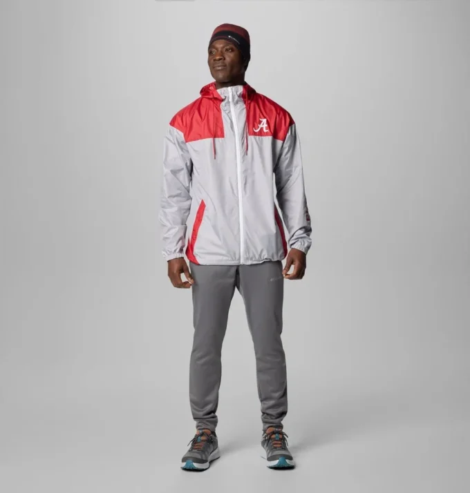 Herren Collegiate Flash Challenger™ II Windjacke – Alabama