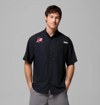 Herren Collegiate PFG Tamiami™ Kurzarmhemd – Arkansas