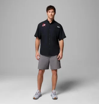 Herren Collegiate PFG Tamiami™ Kurzarmhemd – Arkansas