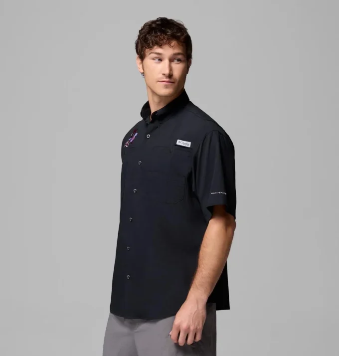 Herren Collegiate PFG Tamiami™ Kurzarmhemd – Arkansas