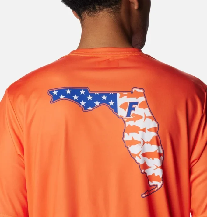Herren Collegiate PFG Terminal Tackle™ Kurzarmhemd – Florida