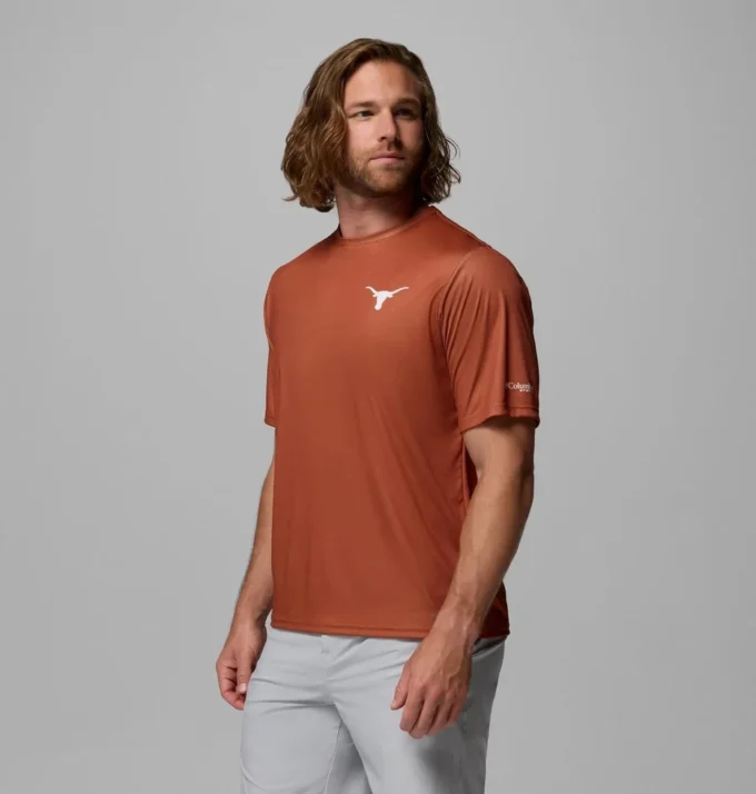 Herren Collegiate PFG Terminal Tackle™ Kurzarmhemd – Texas