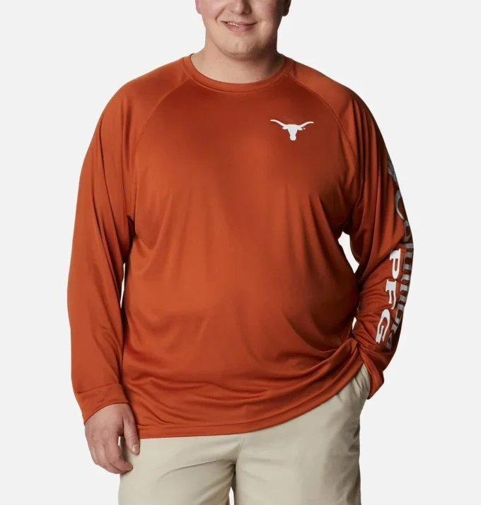 Herren Collegiate PFG Terminal Tackle™ Langarmhemd – Big – Texas