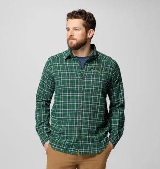 Herren Cornell Woods™ Flanellhemd mit langen Ärmeln