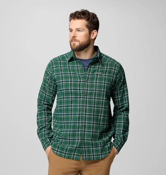 Herren Cornell Woods™ Flanellhemd mit langen Ärmeln