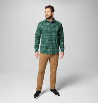 Herren Cornell Woods™ Flanellhemd mit langen Ärmeln