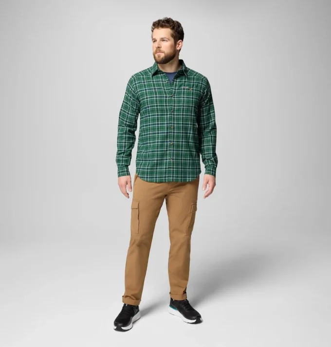 Herren Cornell Woods™ Flanellhemd mit langen Ärmeln