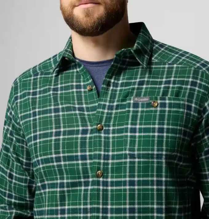 Herren Cornell Woods™ Flanellhemd mit langen Ärmeln