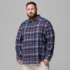 Herren Cornell Woods™ Flanellhemd mit langen Ärmeln – groß