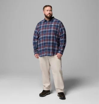 Herren Cornell Woods™ Flanellhemd mit langen Ärmeln – groß