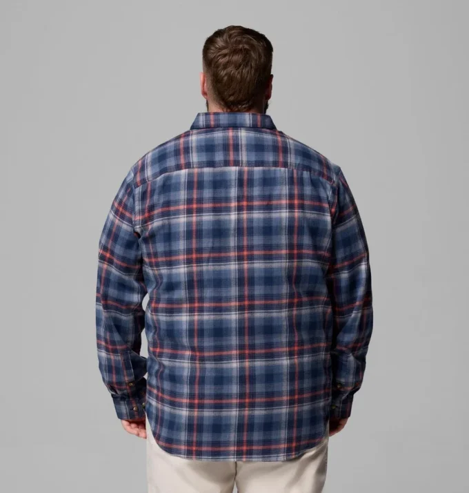 Herren Cornell Woods™ Flanellhemd mit langen Ärmeln – groß