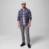 Herren Cornell Woods™ Flanellhemd mit langen Ärmeln – Tall