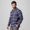 Herren Cornell Woods™ Flanellhemd mit langen Ärmeln – Tall