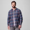 Herren Cornell Woods™ Flanellhemd mit langen Ärmeln – Tall