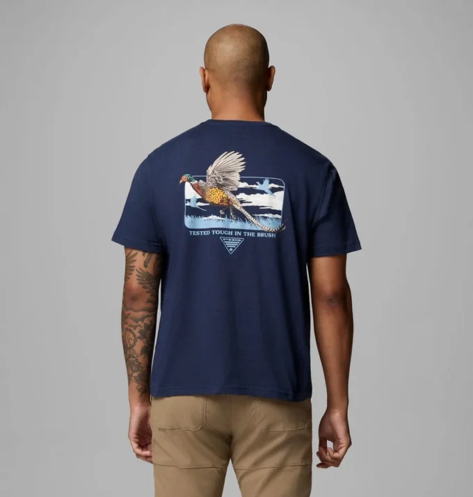 Herren Covey Pheasant PHG Kurzarm-T-Shirt