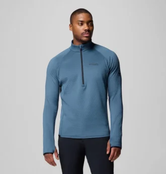 Herren Crystal Leaf™ Omni-Heat™ Helix Pullover mit halbem Reißverschluss