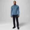 Herren Crystal Leaf™ Omni-Heat™ Helix Pullover mit halbem Reißverschluss