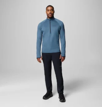Herren Crystal Leaf™ Omni-Heat™ Helix Pullover mit halbem Reißverschluss