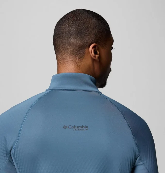 Herren Crystal Leaf™ Omni-Heat™ Helix Pullover mit halbem Reißverschluss