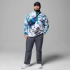 Herren CSC x Disney Fleece mit halben Druckknöpfen – groß