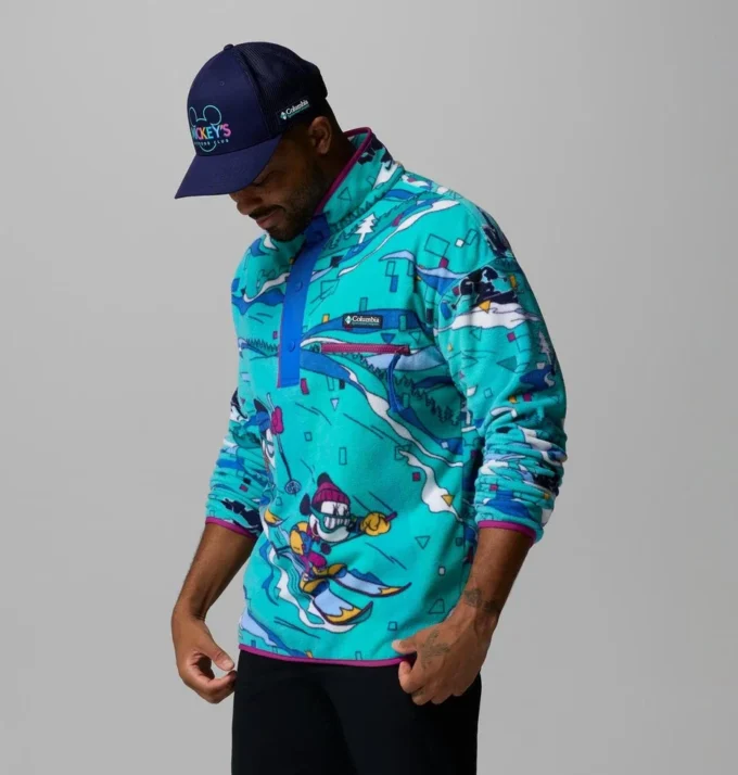 Herren CSC x Disney Half Snap Fleece
