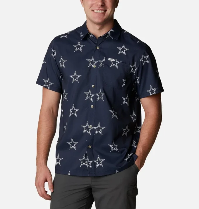Herren Dallas Cowboys PFG Super Slack Tide Shirt