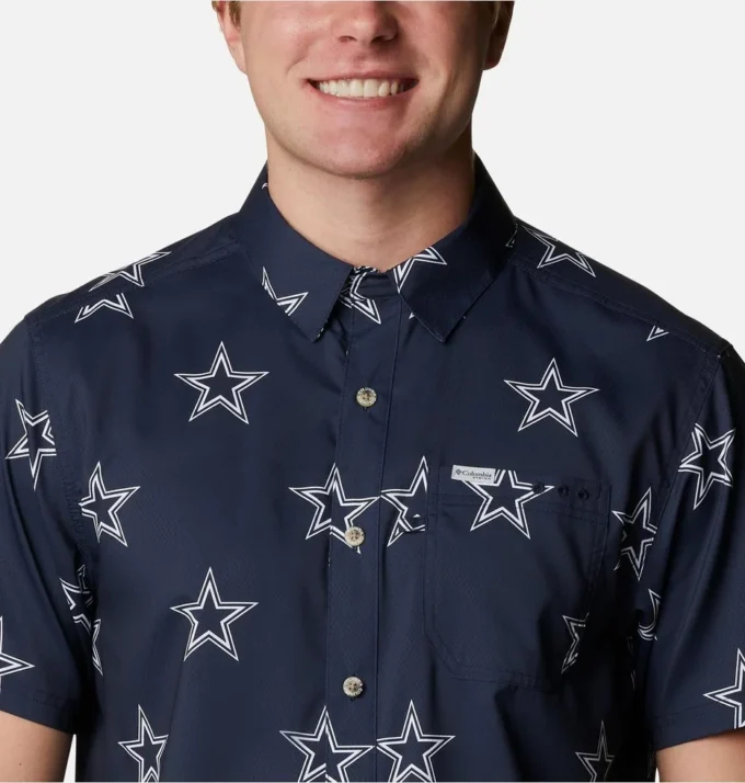 Herren Dallas Cowboys PFG Super Slack Tide Shirt