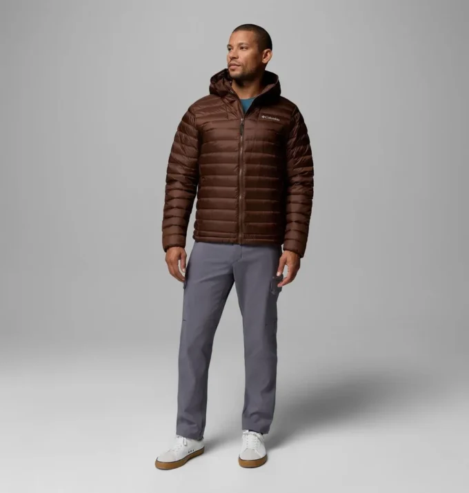 Herren-Daunenjacke mit Kapuze aus Corelite™