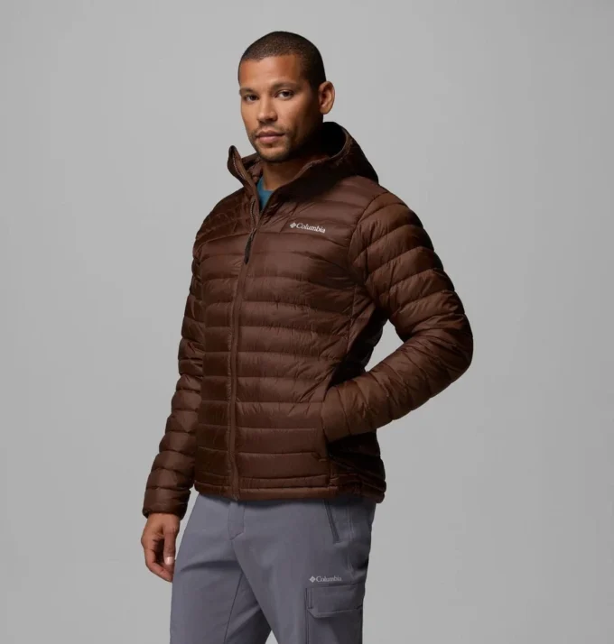 Herren-Daunenjacke mit Kapuze aus Corelite™