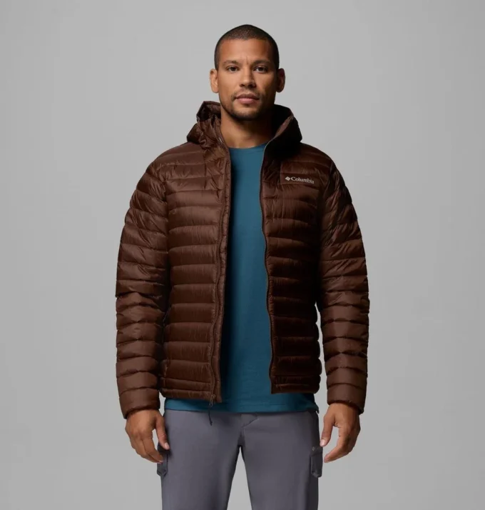 Herren-Daunenjacke mit Kapuze aus Corelite™