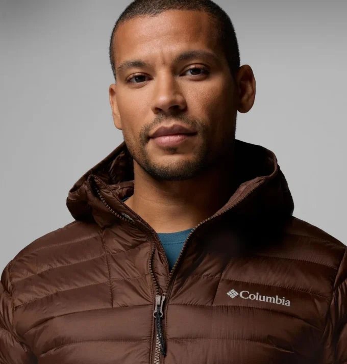 Herren-Daunenjacke mit Kapuze aus Corelite™