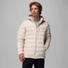Herren Drift Peak™ Stretch Daunenjacke mit Kapuze