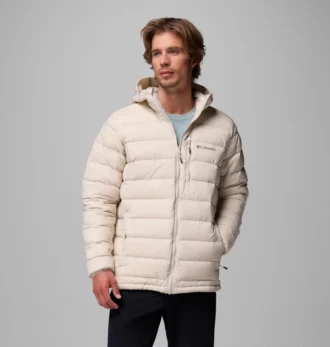 Herren Drift Peak™ Stretch Daunenjacke mit Kapuze