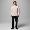 Herren Drift Peak™ Stretch Daunenjacke mit Kapuze
