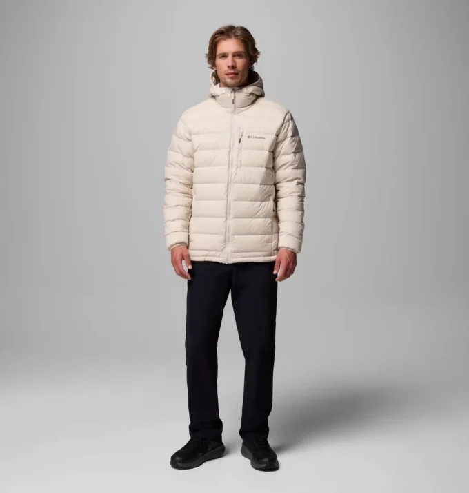 Herren Drift Peak™ Stretch Daunenjacke mit Kapuze