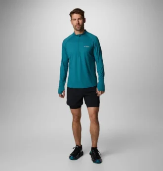 Herren Endless Trail™ Half Zip Mesh Langarmshirt