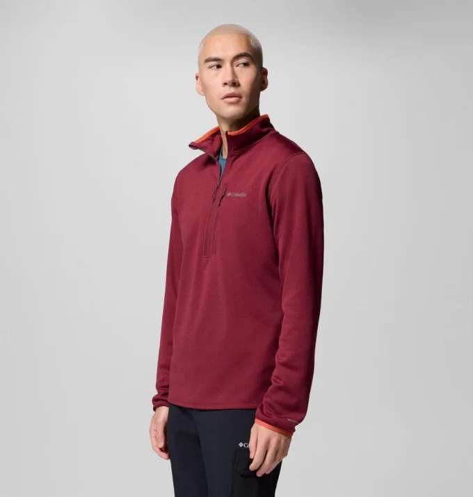 Herren Essential Hike™ Grid Fleece Half Zip Pullover
