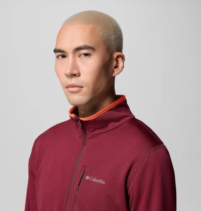Herren Essential Hike™ Grid Fleece Half Zip Pullover