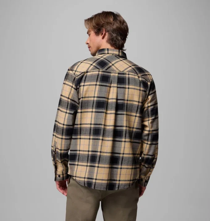 Herren-Flanellhemd mit langen Ärmeln Collegiate Flare Gun™ – Purdue