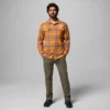 Herren-Flanellhemd mit langen Ärmeln und Collegiate Flare Gun™-Logo – Tennessee