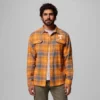 Herren-Flanellhemd mit langen Ärmeln und Collegiate Flare Gun™-Logo – Tennessee
