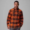 Herren-Flanellhemd mit langen Ärmeln und Collegiate Flare Gun™-Motiv – Oregon State