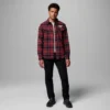 Herren-Flanellhemd mit langen Ärmeln und Collegiate Flare Gun™-Motiv – Virginia Tech