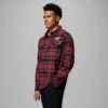 Herren-Flanellhemd mit langen Ärmeln und Collegiate Flare Gun™-Motiv – Virginia Tech